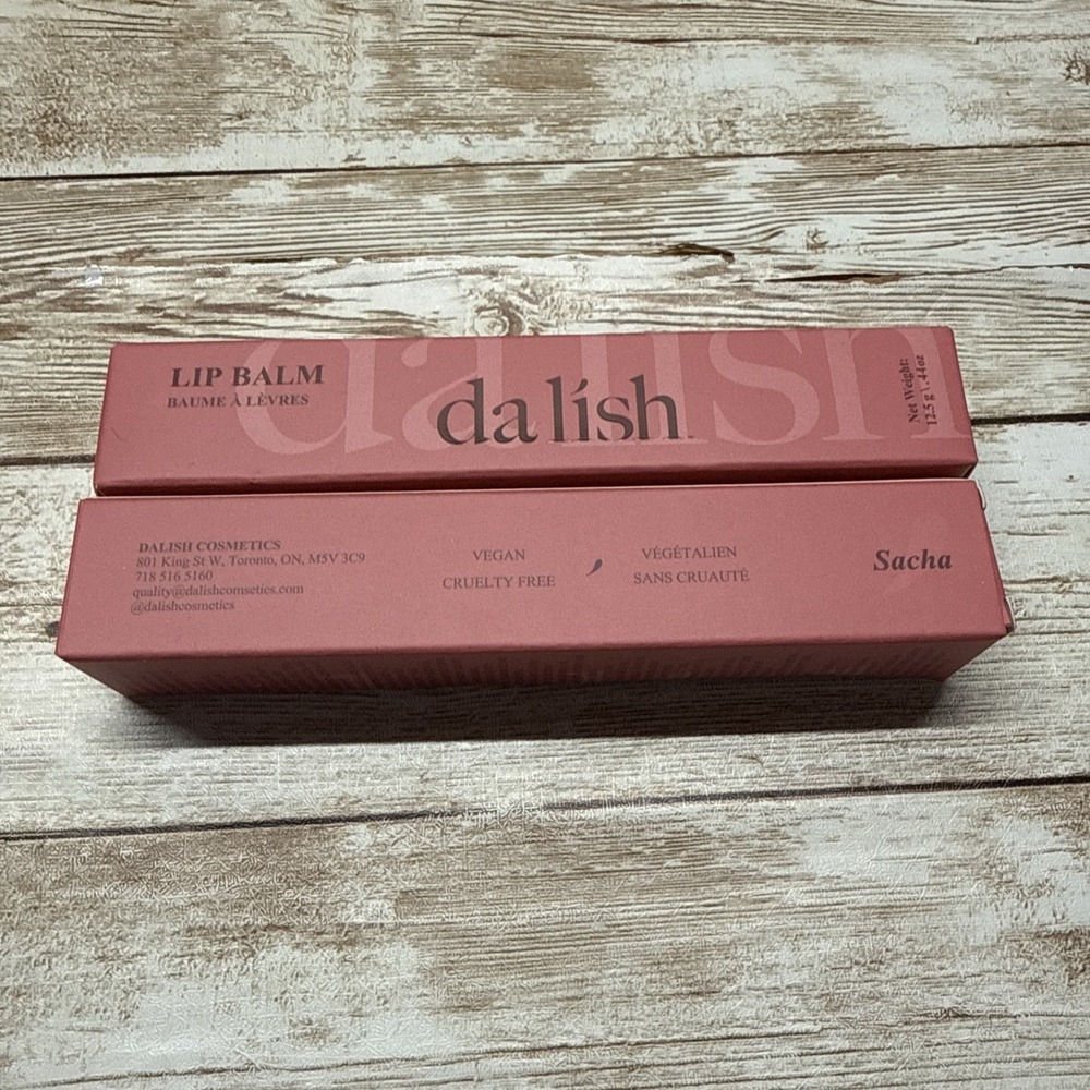 DA LISH Tinted Hydrating Lip Balm in Shade Sasha .44oz/12.5g NEW‎